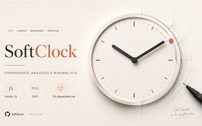 SoftClock — reloj analógico encapsulado